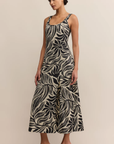 Polanco Isla Leaf Midi Dress