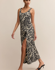 Polanco Isla Leaf Midi Dress