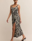 Polanco Isla Leaf Midi Dress