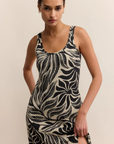 Polanco Isla Leaf Midi Dress