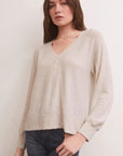 Wilder Cloud V-Neck - Light Oatmeal