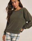 Reversible Washed Sweatshirt