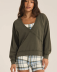 Reversible Washed Sweatshirt