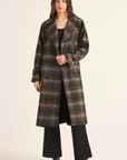 Jackie Plaid Trench