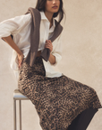 Izabel Leopard Skirt