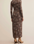 Exhale Sable Floral Midi Dress