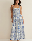 Nadine Palm Maxi Dress