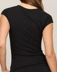 Soft Trace Second Skin Top/Black