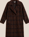 Crosby Plaid Cocoon Coat