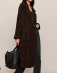 Crosby Plaid Cocoon Coat