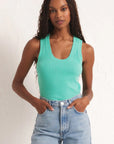 Sirena Rib Tank Cabana Green