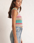 Sol Stripe Sweater Tank Natural