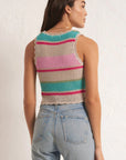 Sol Stripe Sweater Tank Natural