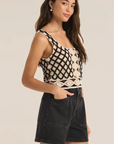 Calle Crochet Cropped Tank