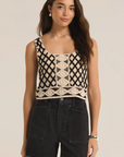 Calle Crochet Cropped Tank