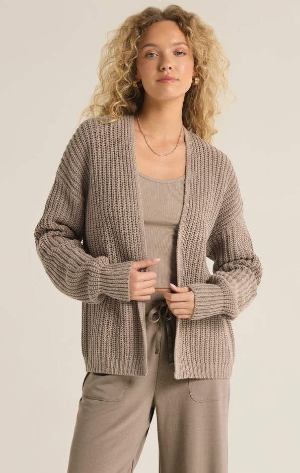 Sutton Rib Cardigan – Attachments & Sage