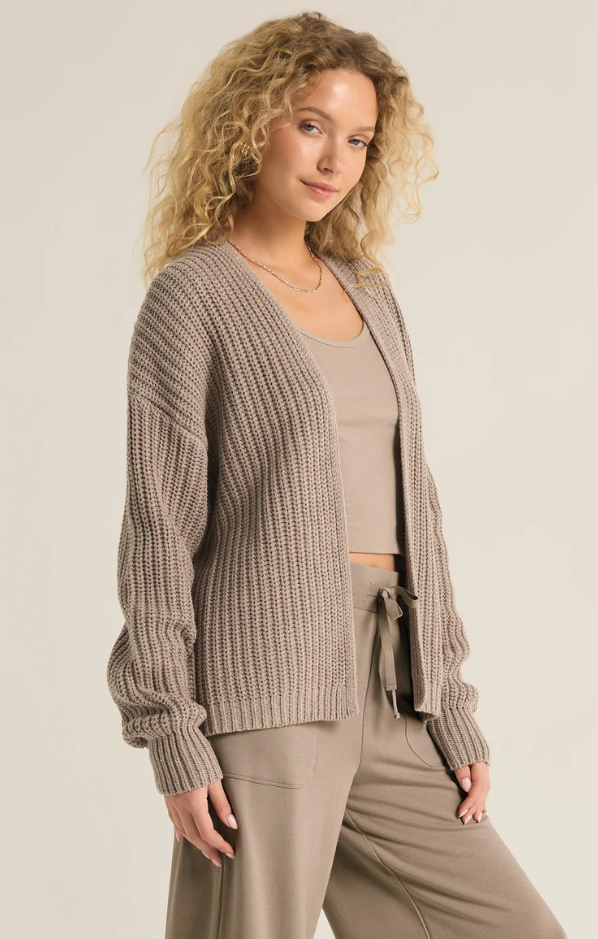 Sutton Rib Cardigan – Attachments & Sage