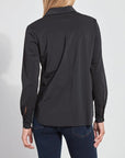 Black Connie Slim Button Down Shirt