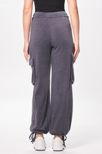 Load image into Gallery viewer, Washed Charcoal Cashmere Fleece Jogger