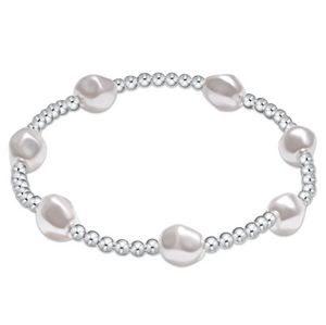Admire 3MM Bead Bracelet - Pearl