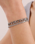 Double Chain Tennis Bracelet