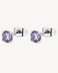 Desideri Amethyst CZ Studs