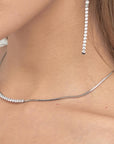 Desideri CZ Bar Necklace