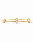 Milano Bangle Gold - Cubic Zirconia