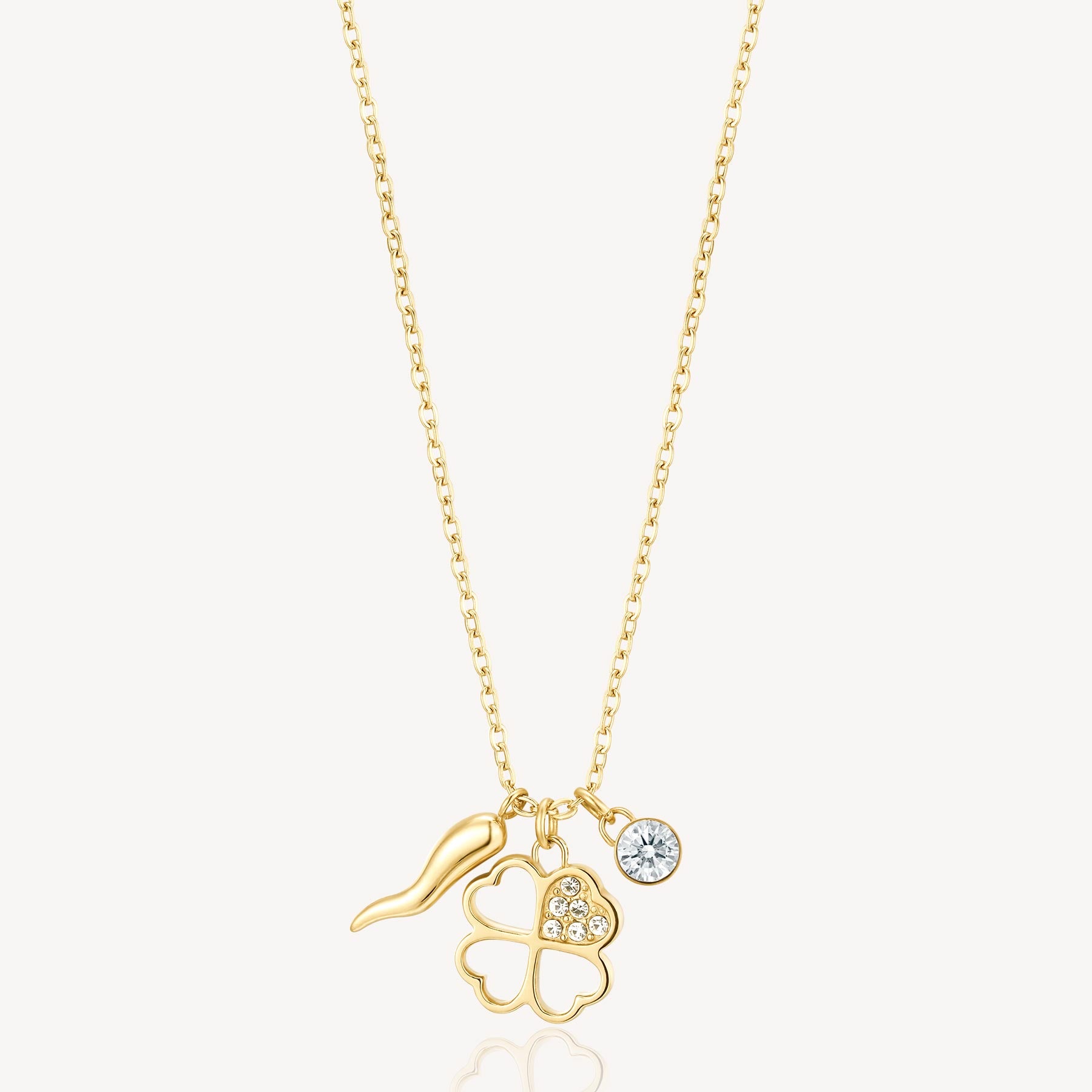 Chakra Good Luck Horn Necklace