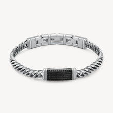 Load image into Gallery viewer, Mens Chain Tag Bracelet