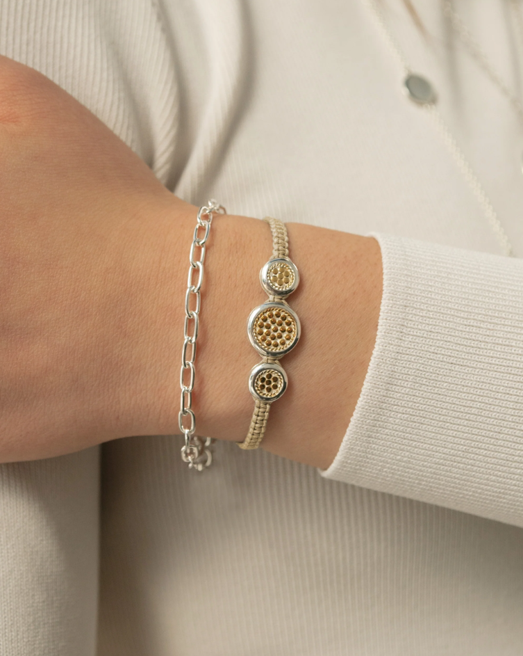 Classic Woven Bracelet, 6"