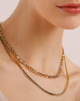 Symphonia Double Strand Necklace - Gold