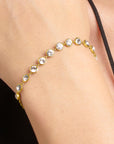 Symphonia CZ Adjustable Bracelet - Gold