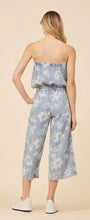 Load image into Gallery viewer, Washed Tropical Denim Jumpsuit