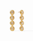 Tudor Tier Earring - Cubic Zirconia