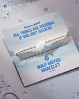 Holy Water Bracelet Crystal Pearl