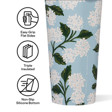Load image into Gallery viewer, Rifle Paper Co. 16oz Tumbler - Hydrangea