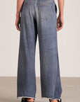 Dark Denim Wide Leg Pants