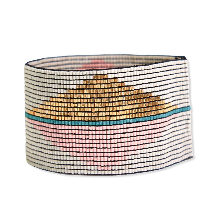 Ink & Alloy Triangle Blush Bracelet Ink & Alloy Triangle Blush Bracelet