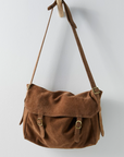 Zahara Suede Messenger Bag