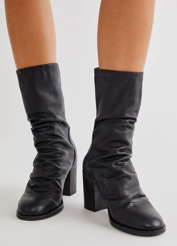 Elle block heel boot clearance