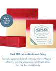 Natural Soap Bar - Red Hibiscus