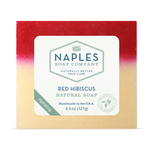 Load image into Gallery viewer, Natural Soap Bar - Red Hibiscus