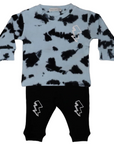Thermal Shirt & Pants Set - Tie Dye Bolt