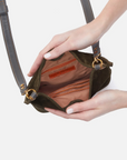 Pier Small Suede Crossbody - Herb