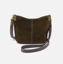 Load image into Gallery viewer, Pier Small Suede Crossbody - Herb