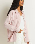 All Day Knit Jacket - Rose
