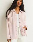 All Day Knit Jacket - Rose
