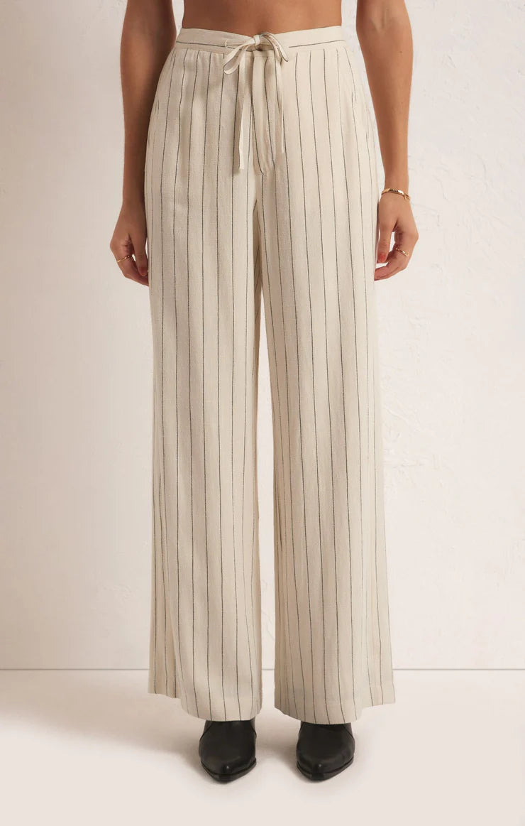 Cortez Pinstripe Pant - Sandstone