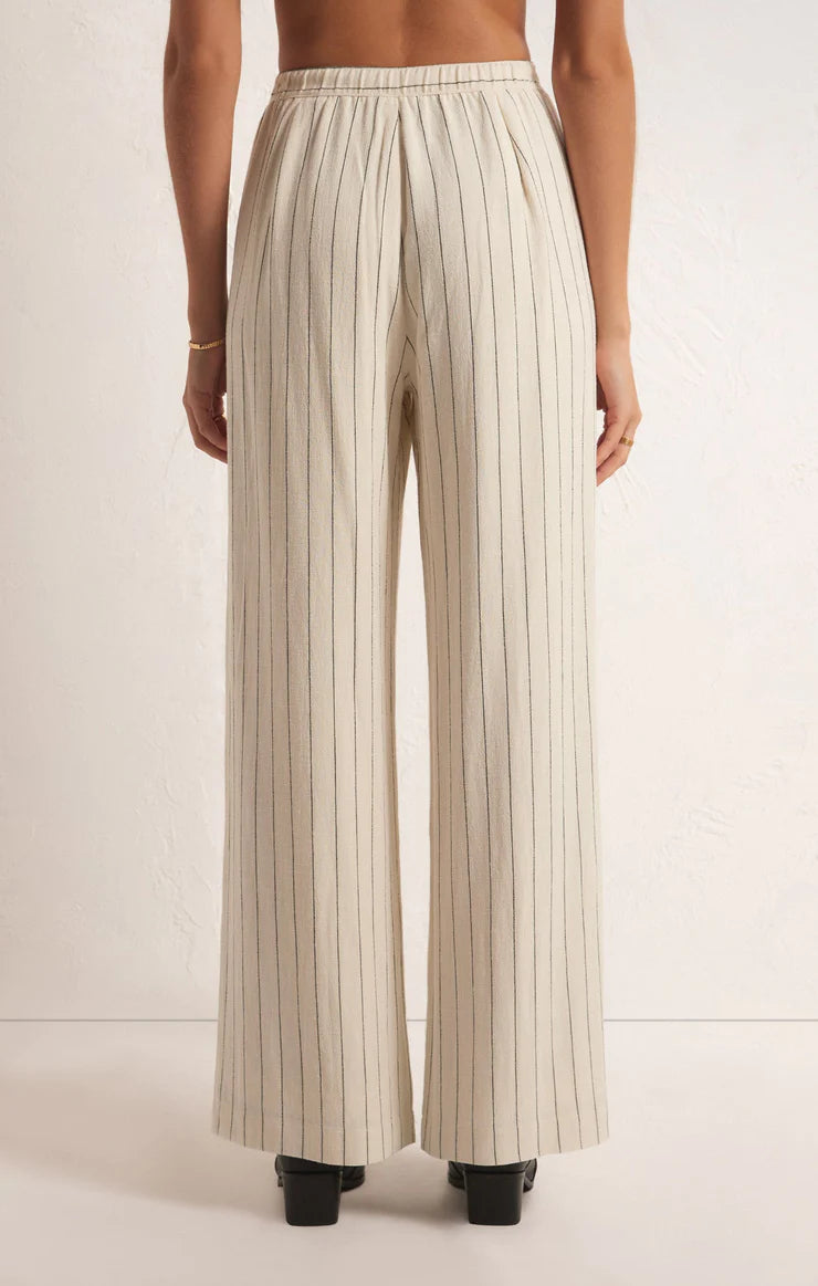 Cortez Pinstripe Pant - Sandstone